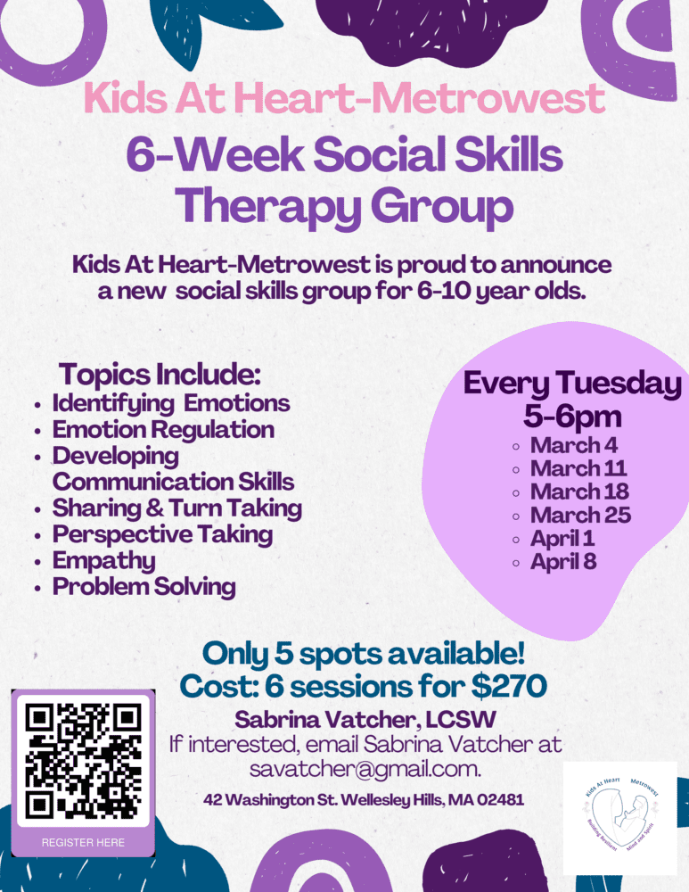 Social Skills Group Poster